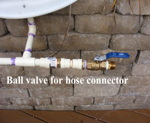 diy homemade rainwater hose spigot 