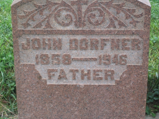 john dorfner headstone grave